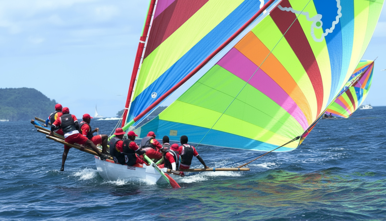 Course de bateau traditionnel